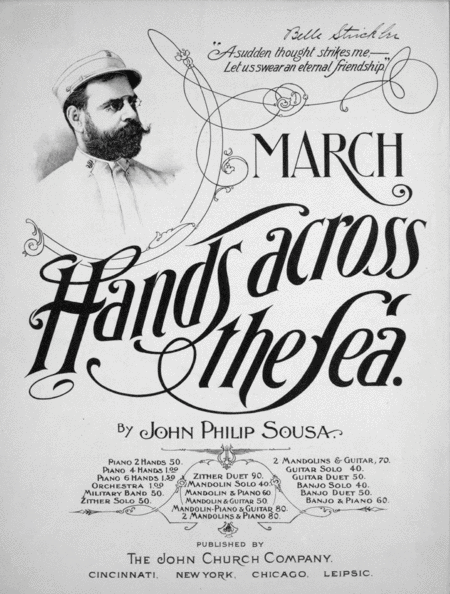 March. Hands Across the Sea