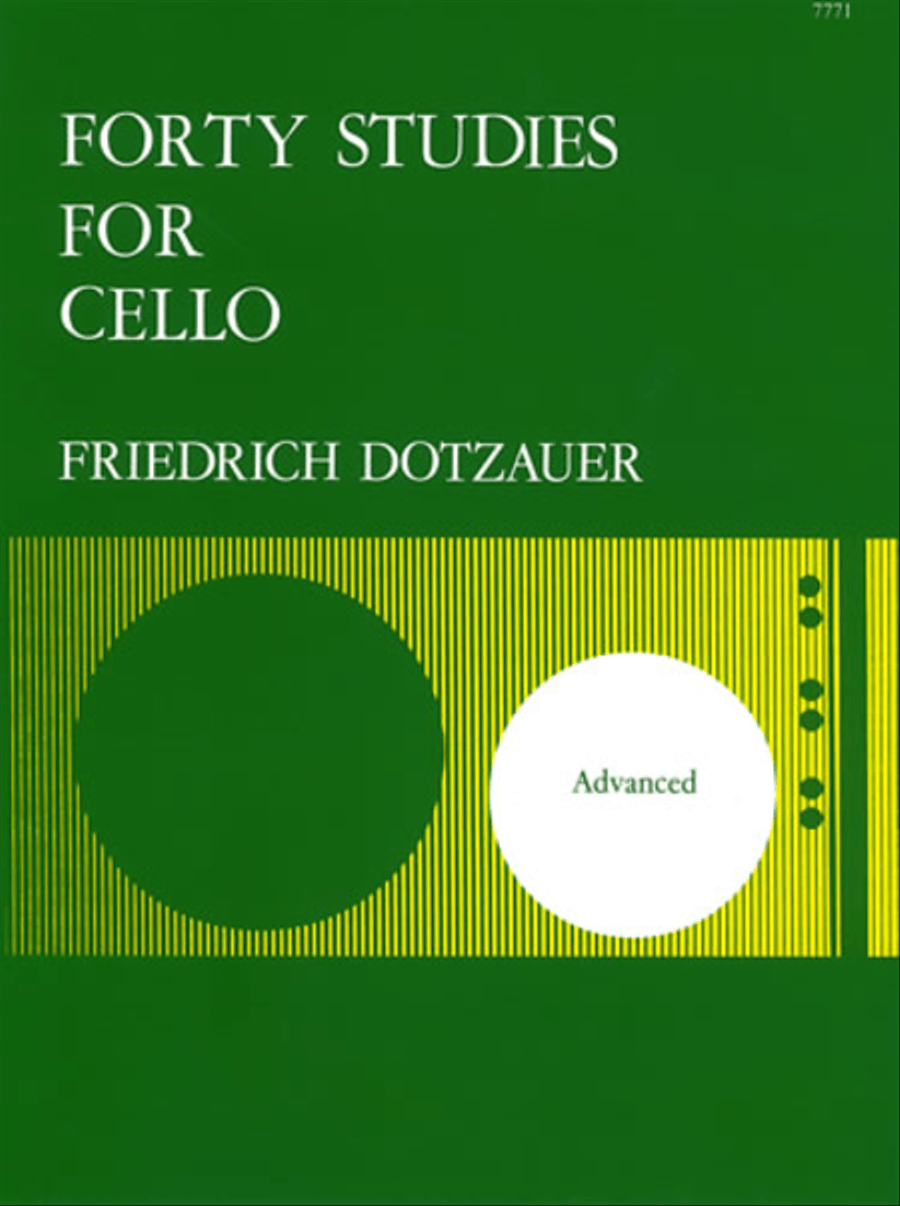 Forty Studies Cello scores gallery preview page 1