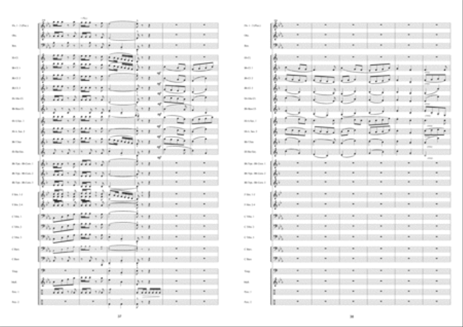 Panache ! Panache ! Concert Band scores gallery preview page 20