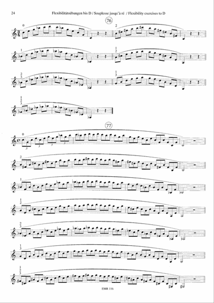 Die Flexibilitat / La Souplesse / Flexibility Cornet scores gallery preview page 10
