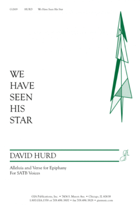 Book cover for We Have Seen His Star
