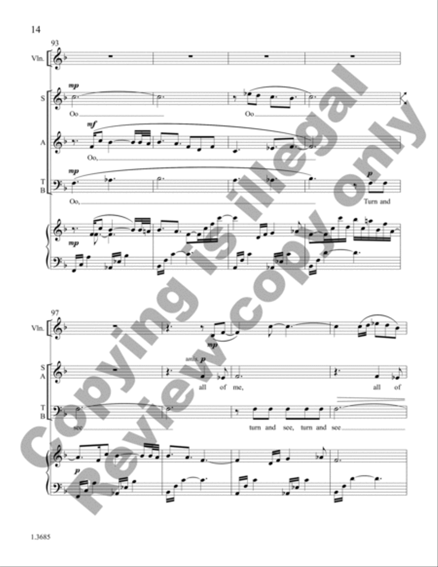 All of Me (Choral Score) All of Me (Choral Score) 4-Part scores gallery preview page 14