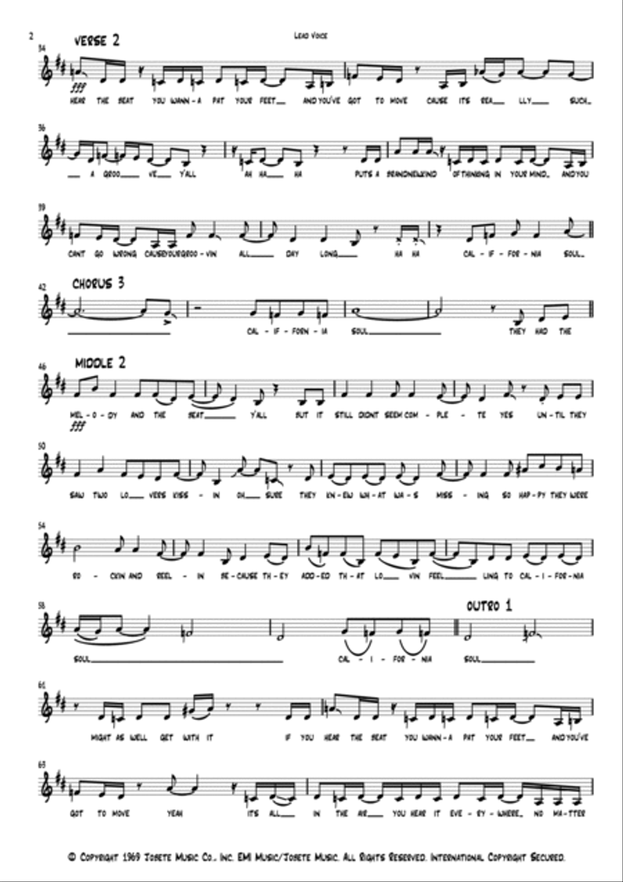 California Soul Piano scores gallery preview page 2