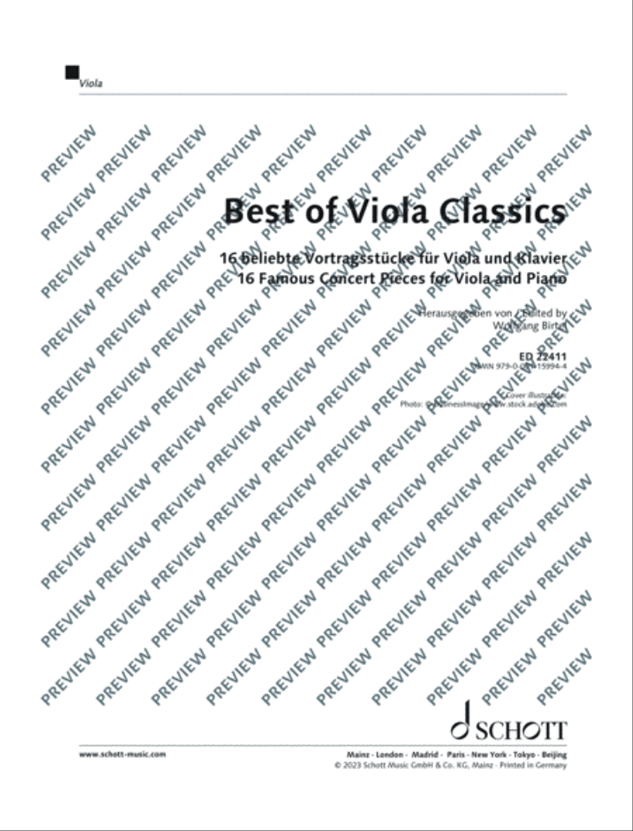 Best of Viola Classics Piano Accompaniment scores gallery preview page 2