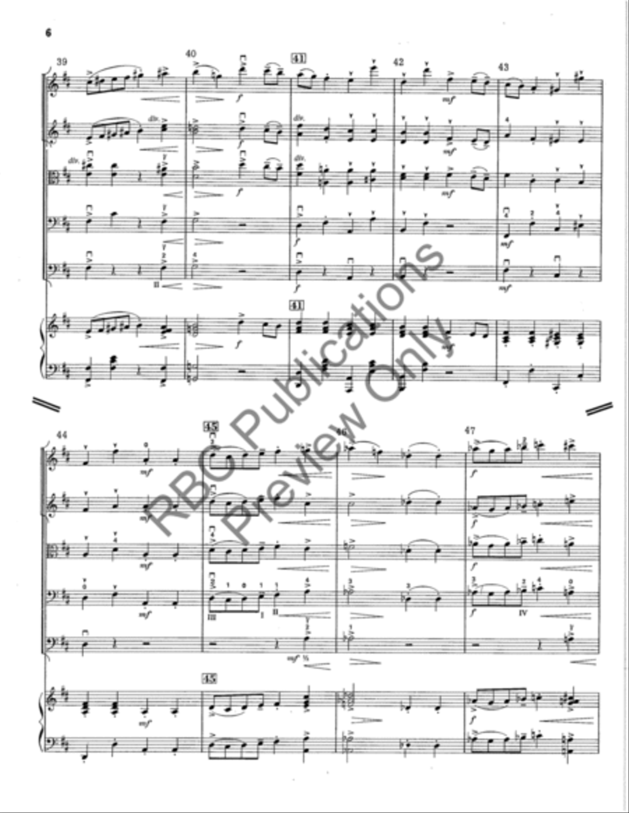 Gavotte String Orchestra scores gallery preview page 7