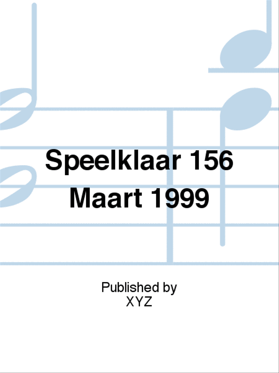 Speelklaar 156 Maart 1999