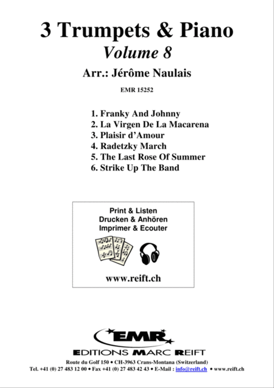 3 Trumpets & Piano Vol. 8 Trumpet Trio scores gallery preview page 2