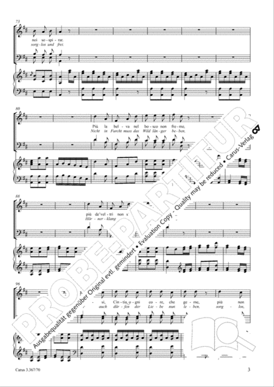 Piu la belva nel bosco non freme STB scores gallery preview page 4
