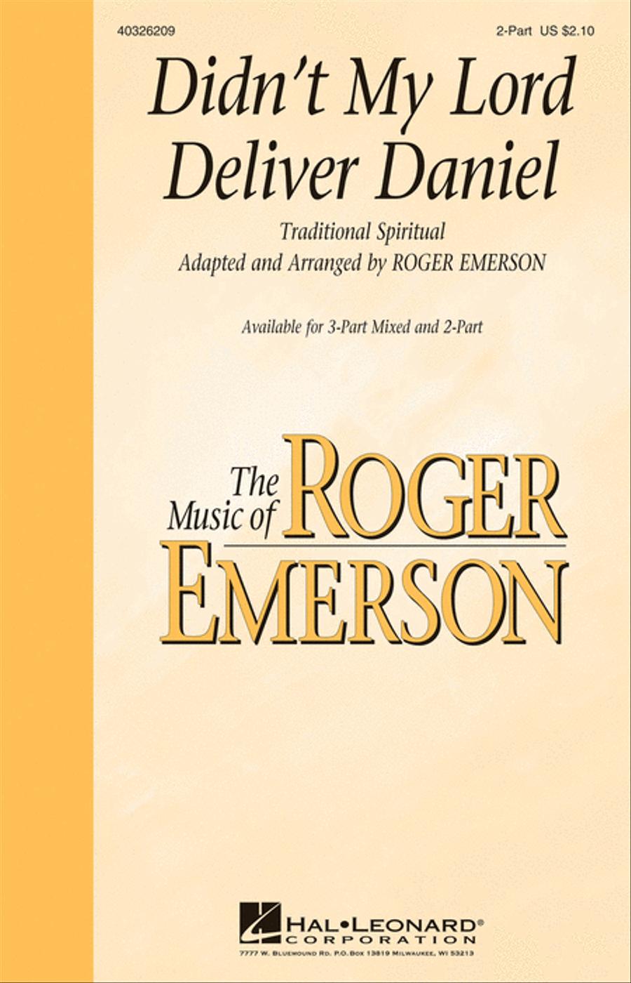 Didn't My Lord Deliver Daniel 2-Part scores gallery preview page 1