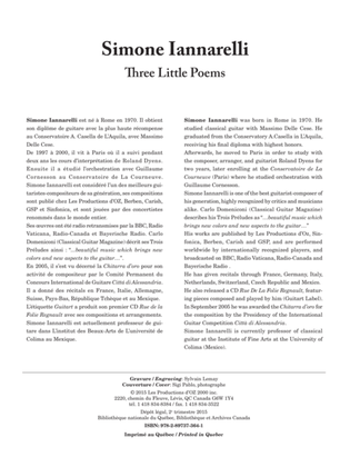 Three Little Poems