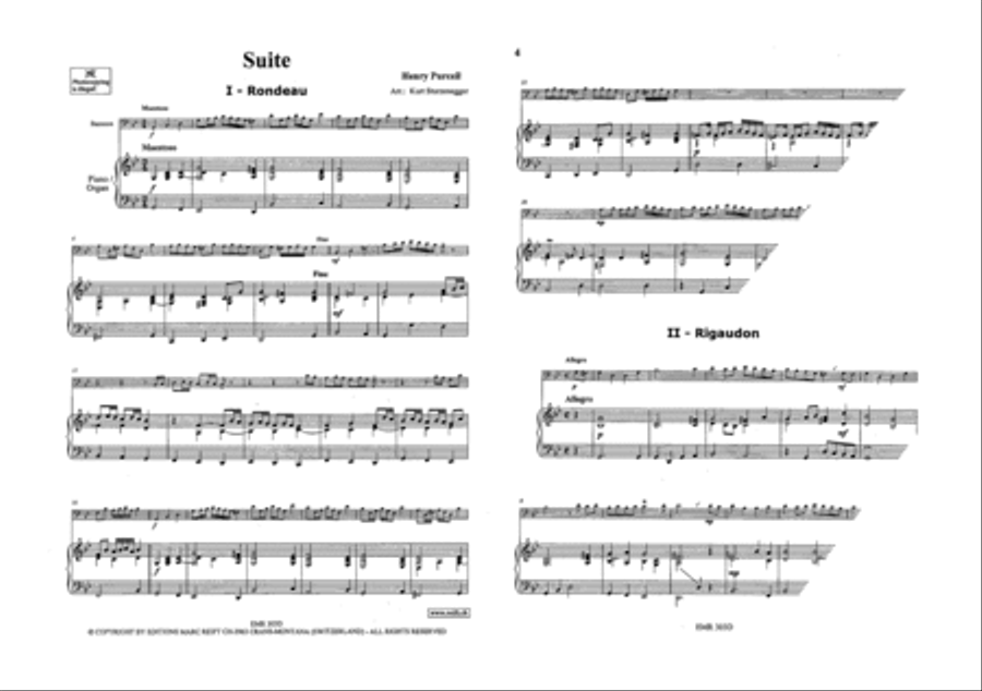 Suite Suite Bassoon Solo scores gallery preview page 3