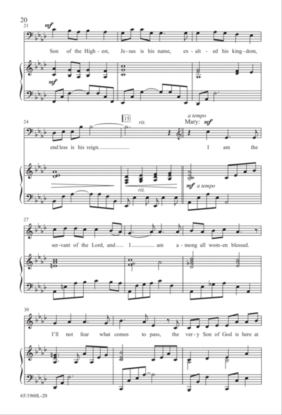 A New Birth...A New Beginning 4-Part scores gallery preview page 21