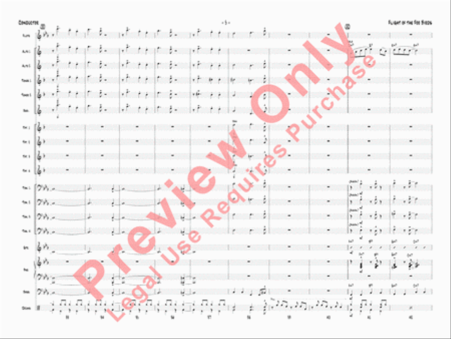 Flight of the Foo Birds Jazz Ensemble scores gallery preview page 8