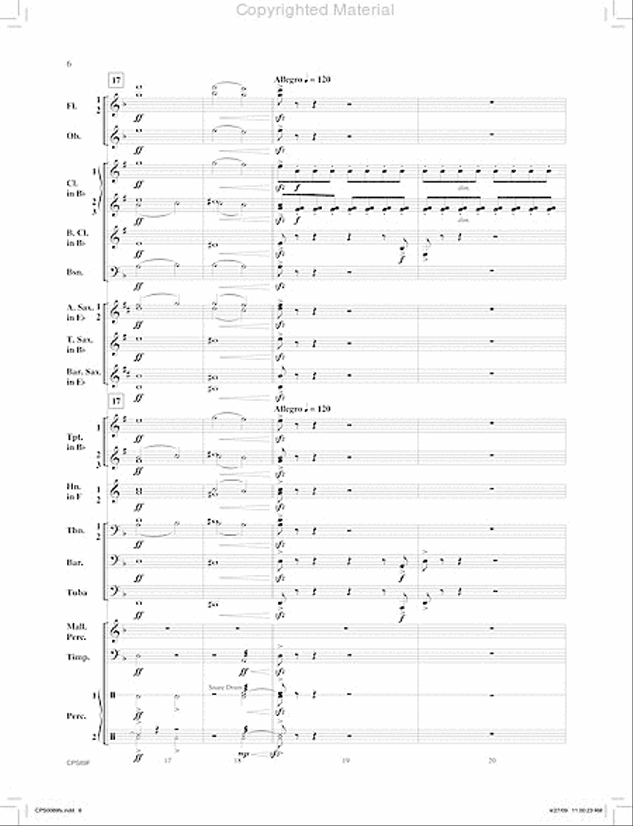 Canonic Fantasy Concert Band scores gallery preview page 7