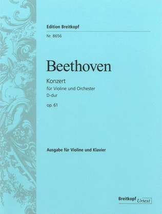 Book cover for Violin Concerto in D major Op. 61