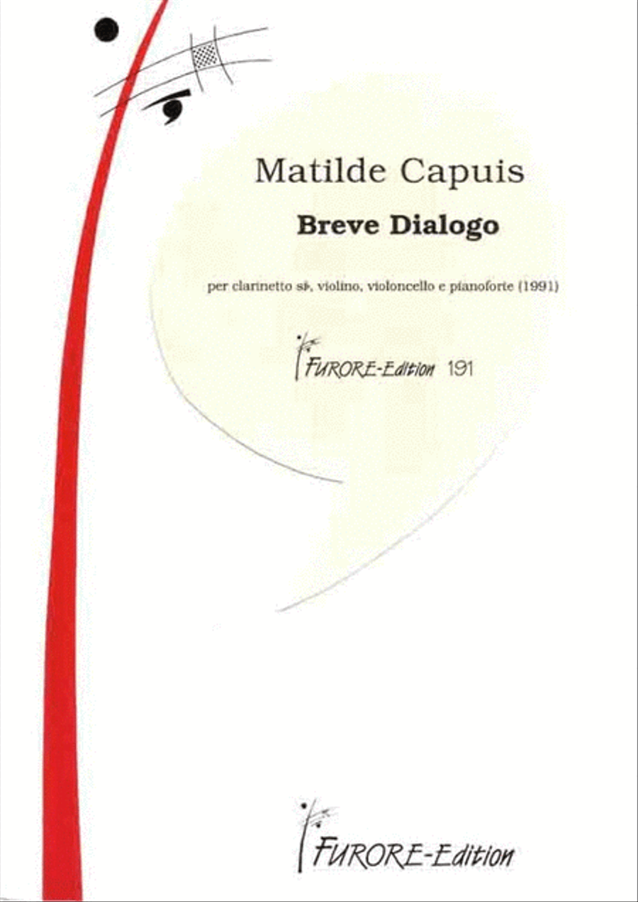 Breve Dialogo Clarinet scores gallery preview page 1
