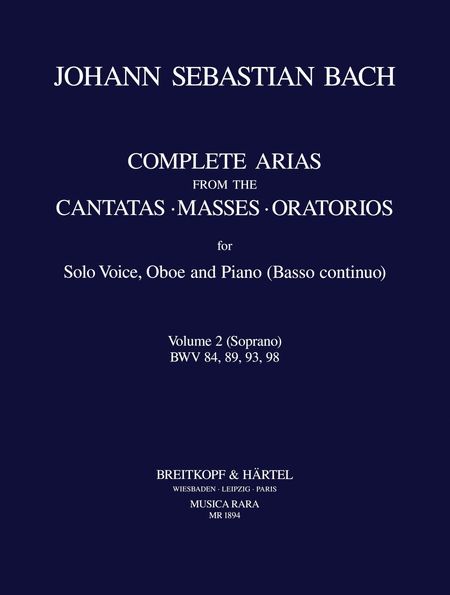 Complete Arias and Sinfonias