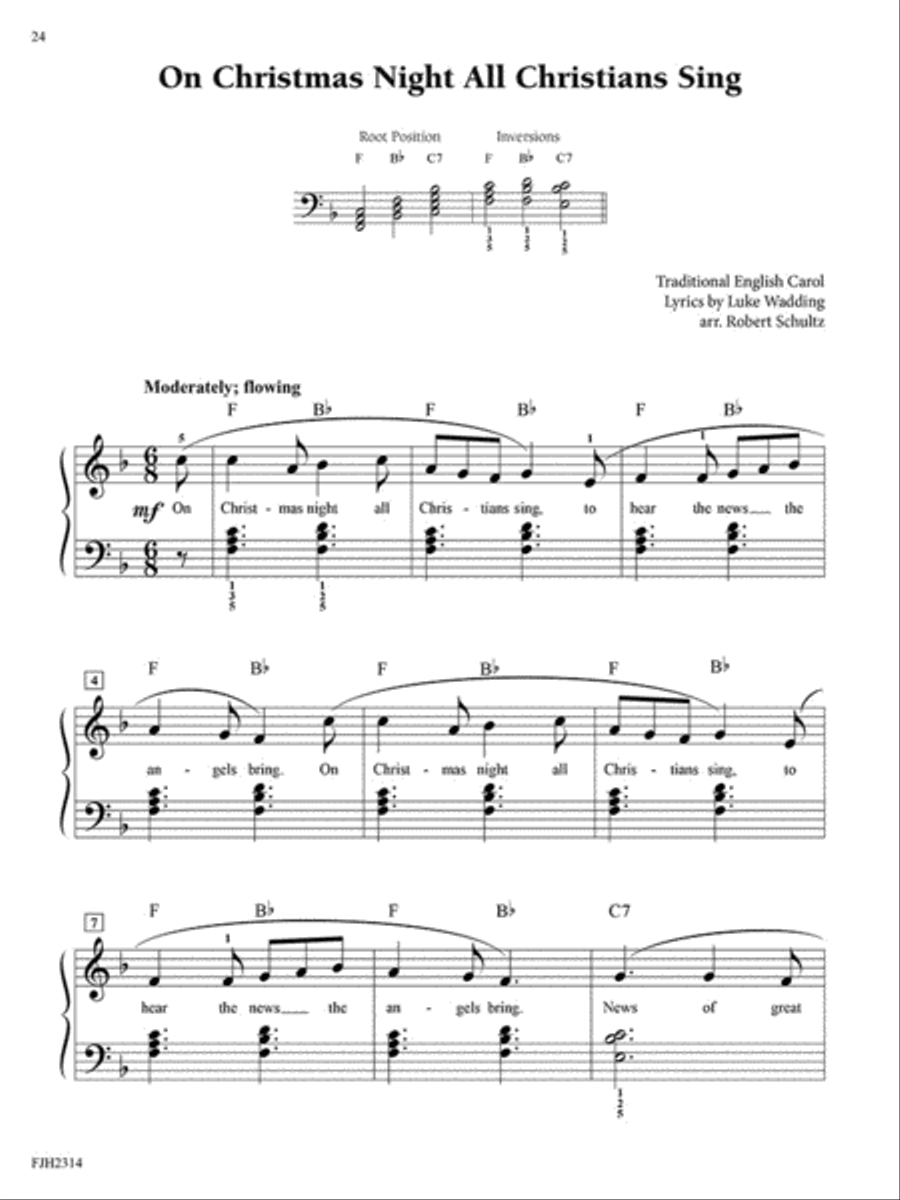 Playing Piano with Three Chords -- Christmas Easy Piano scores gallery preview page 4