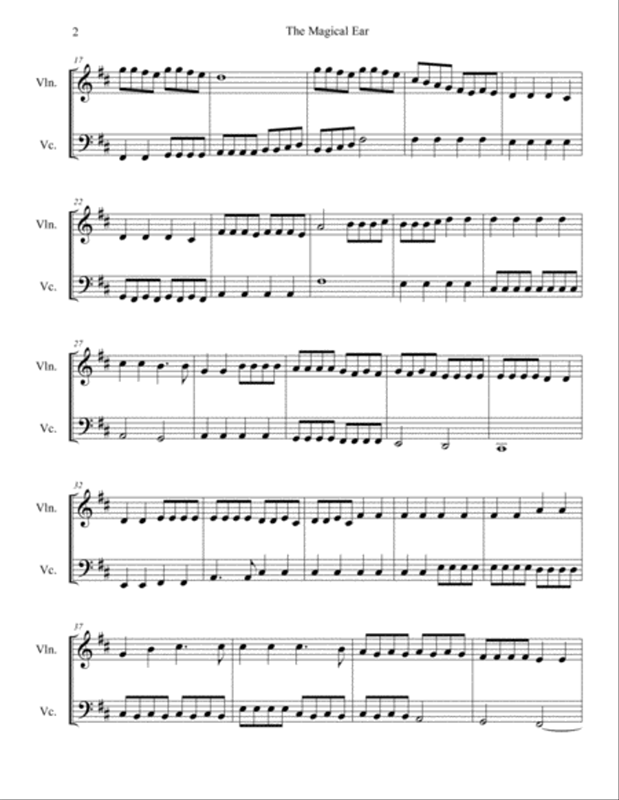 The Magical Ear Small Ensemble scores gallery preview page 2