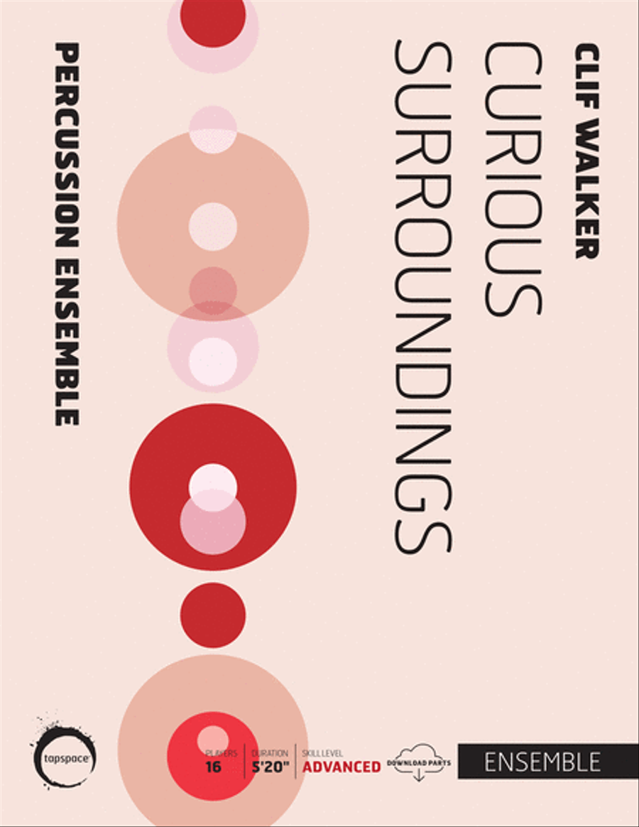 Curious Surroundings Percussion Ensemble scores gallery preview page 1