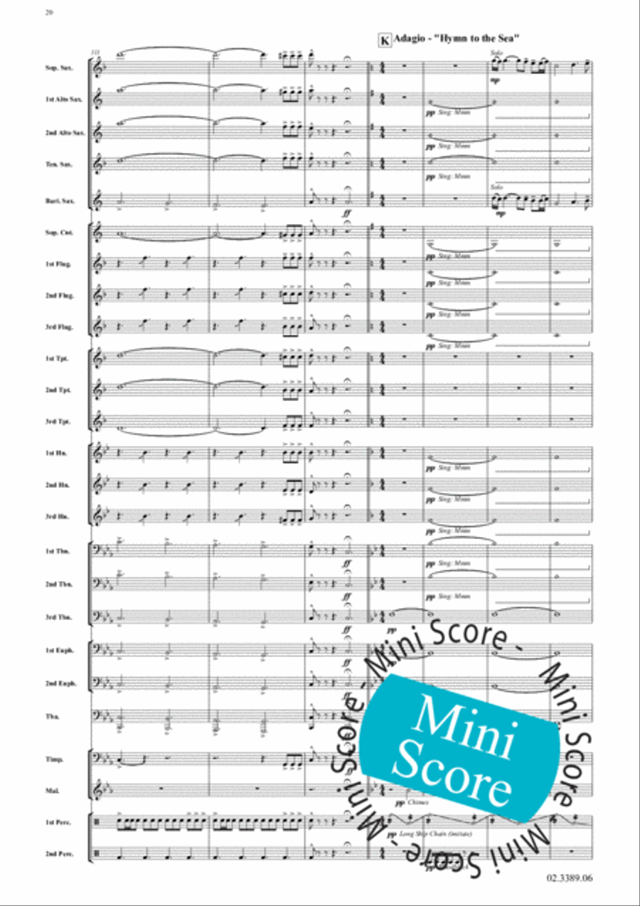 Moby Dick Fanfare Band scores gallery preview page 24