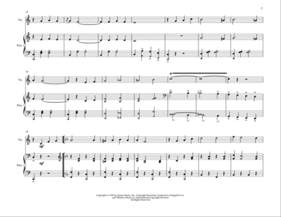 The Merry Christmas Polka String Duet scores gallery preview page 2
