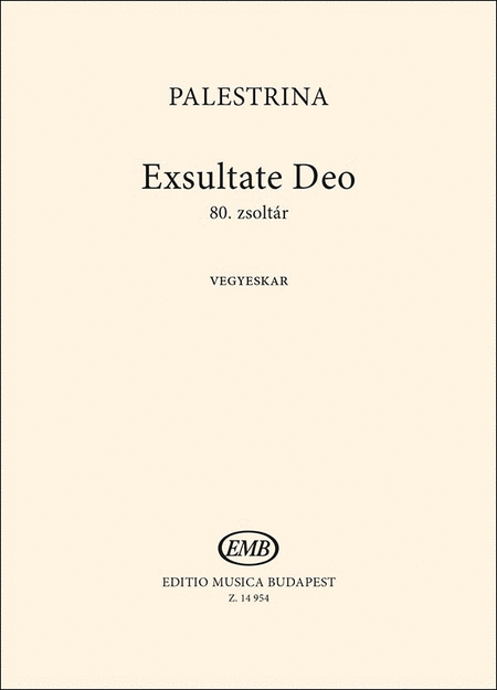 Exsultate Deo (80. Psalm)