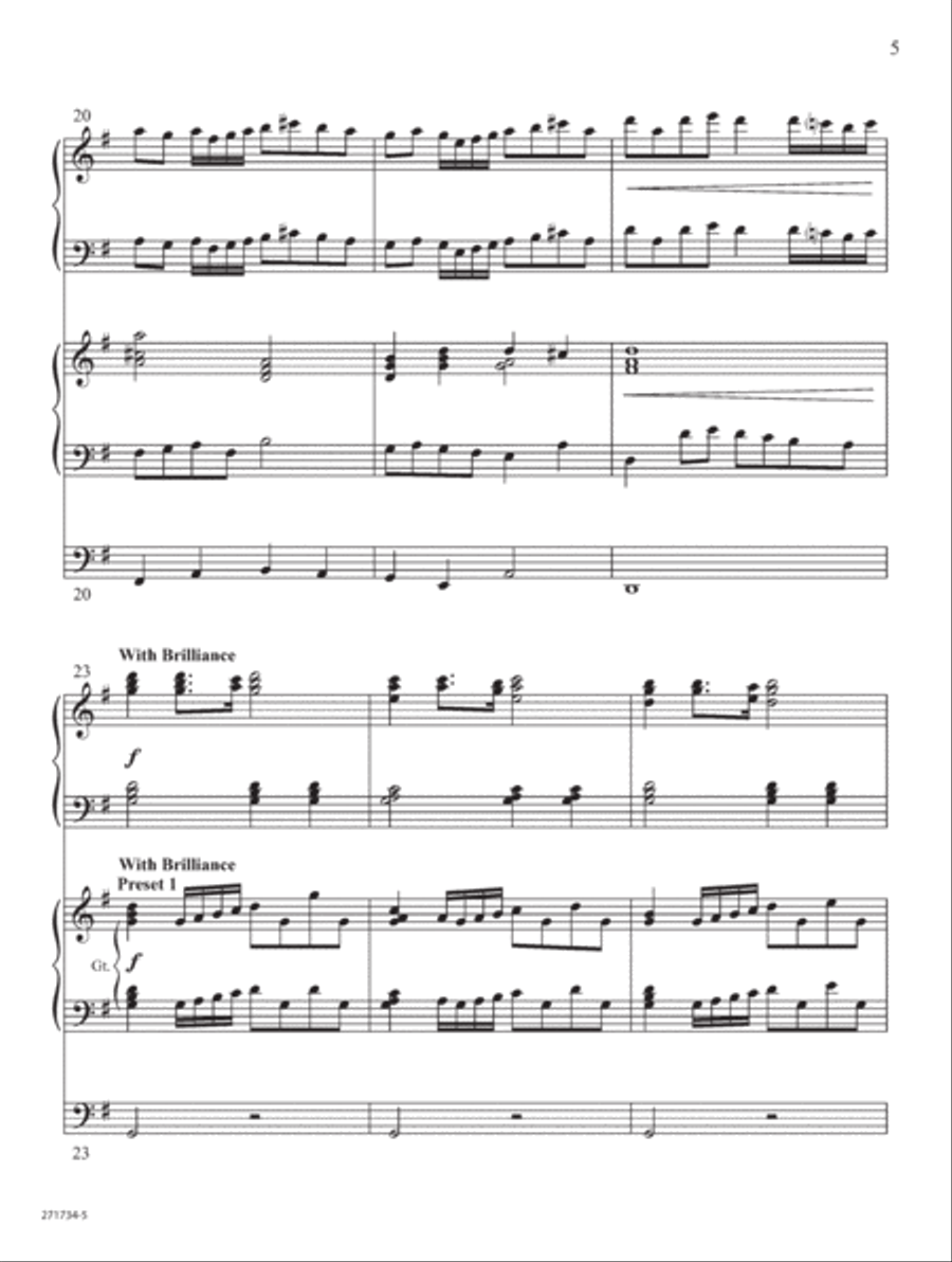 Grace So Amazing Organ scores gallery preview page 5