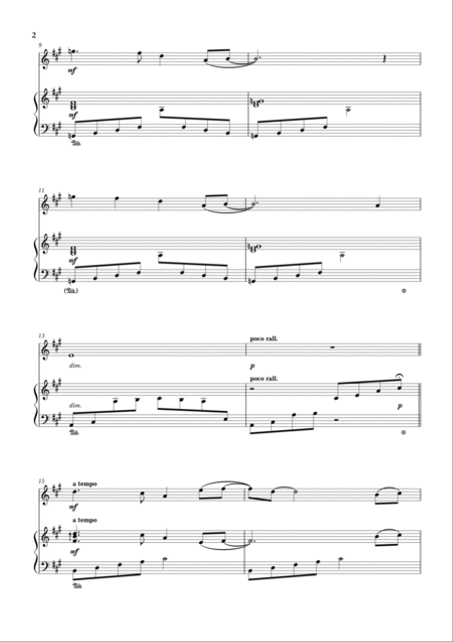 Wet Hands Violin Solo scores gallery preview page 2