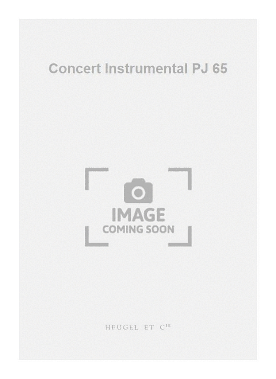 Concert Instrumental PJ 65
