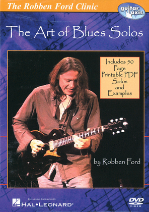 Book cover for Robben Ford - The Art of Blues Solos