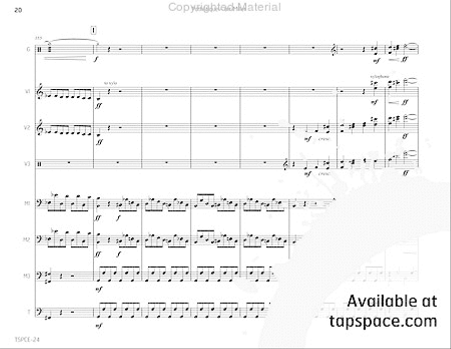 Pathetique Percussion Ensemble scores gallery preview page 25