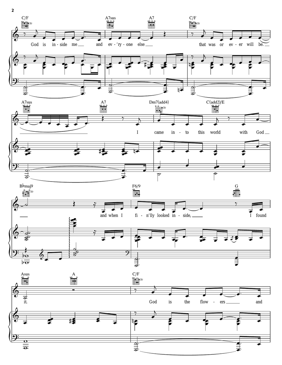 The Color Purple Guitar scores gallery preview page 2