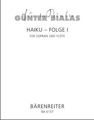 Haiku-Folge 1 for Soprano and Flute