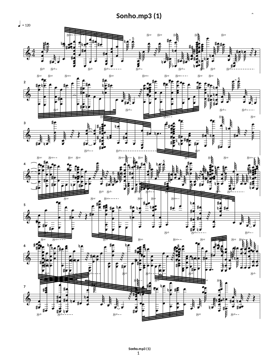 Sonho Small Ensemble scores gallery preview page 1