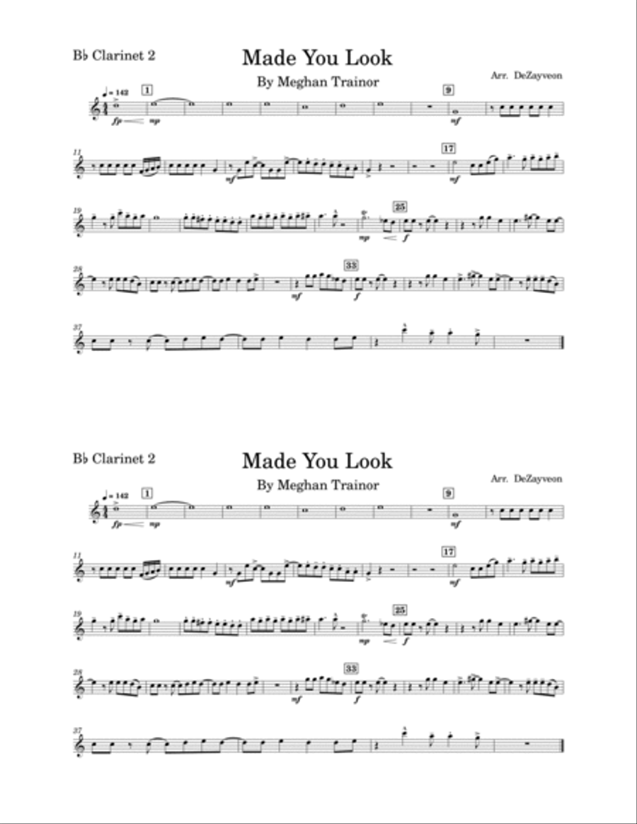 Made You Look Made You Look Marching Band scores gallery preview page 3