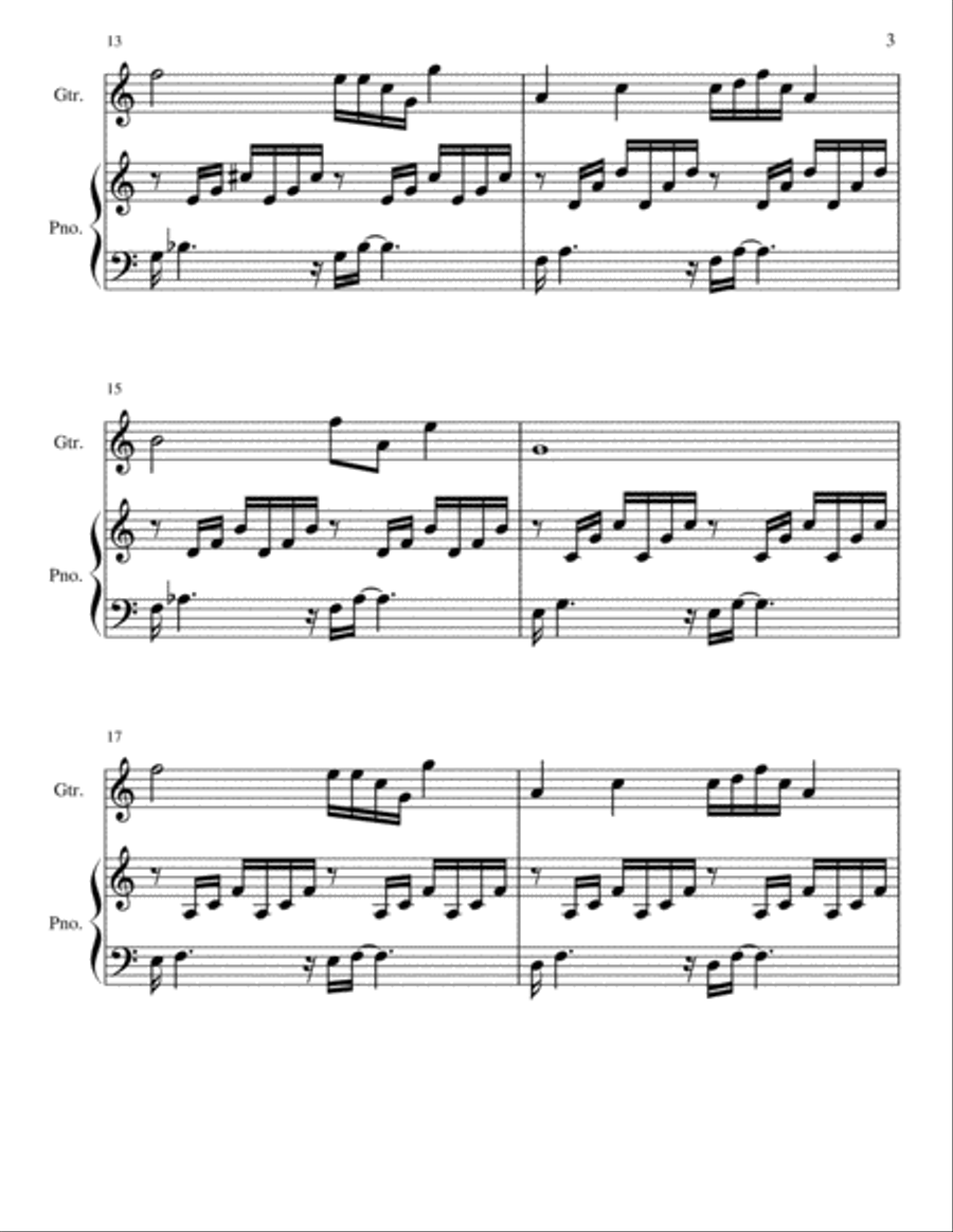 Prelude in C Small Ensemble scores gallery preview page 3