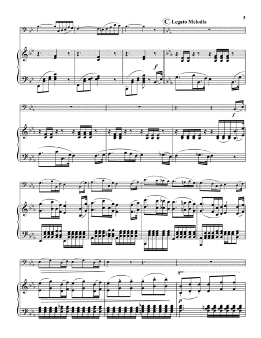 Nymphalian Reverie Euphonium scores gallery preview page 5