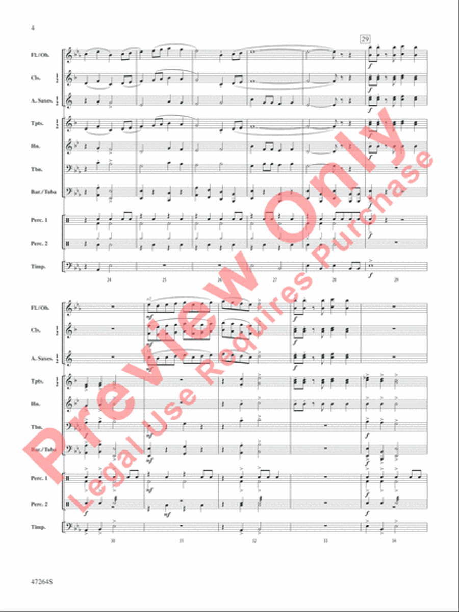 Stumptown Stomp Concert Band scores gallery preview page 5