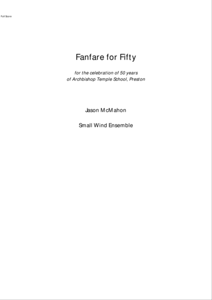 Fanfare for Fifty
