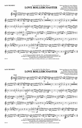 Love Rollercoaster: 1st B-flat Trumpet