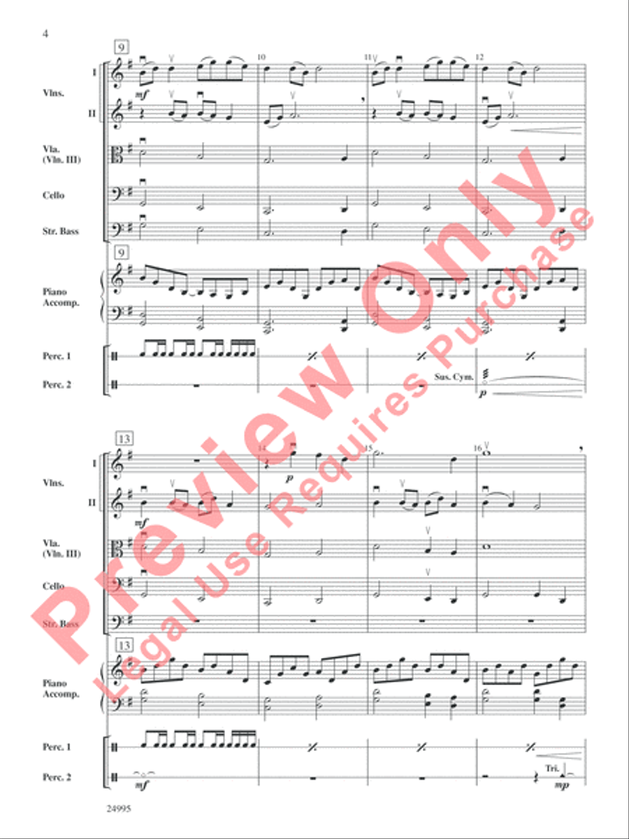 Jasmine Flower String Orchestra scores gallery preview page 5