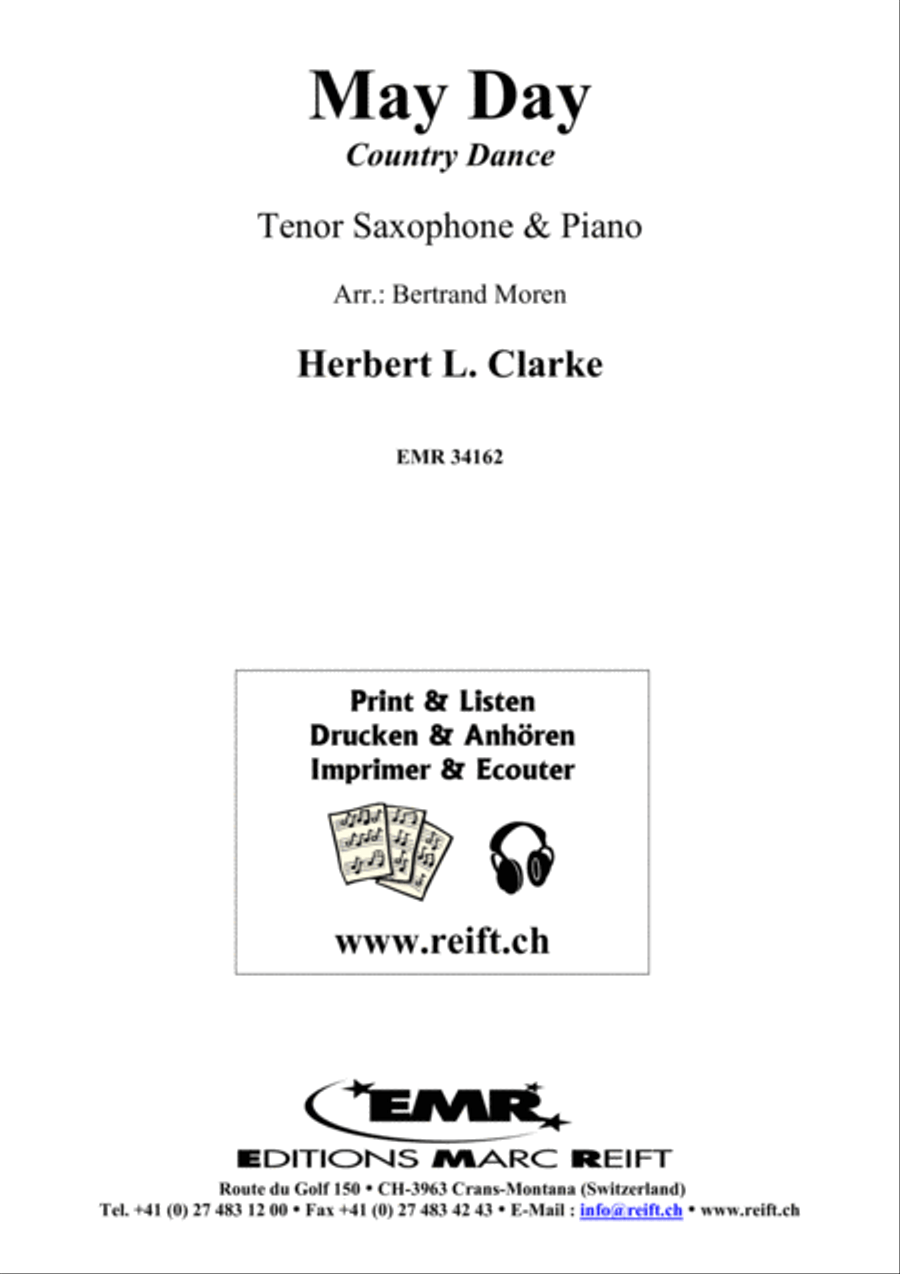 May Day Tenor Saxophone scores gallery preview page 1