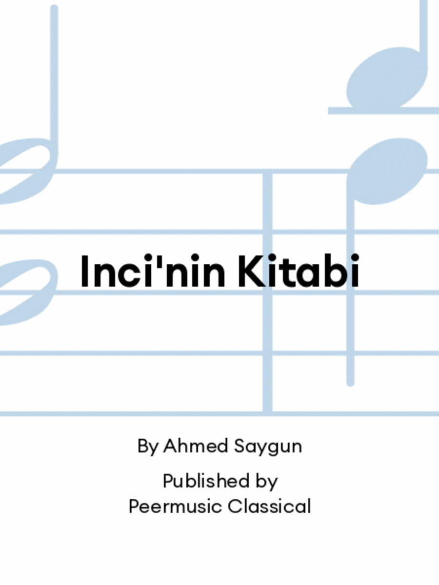 Inci'nin Kitabi Chamber Music scores gallery preview page 1