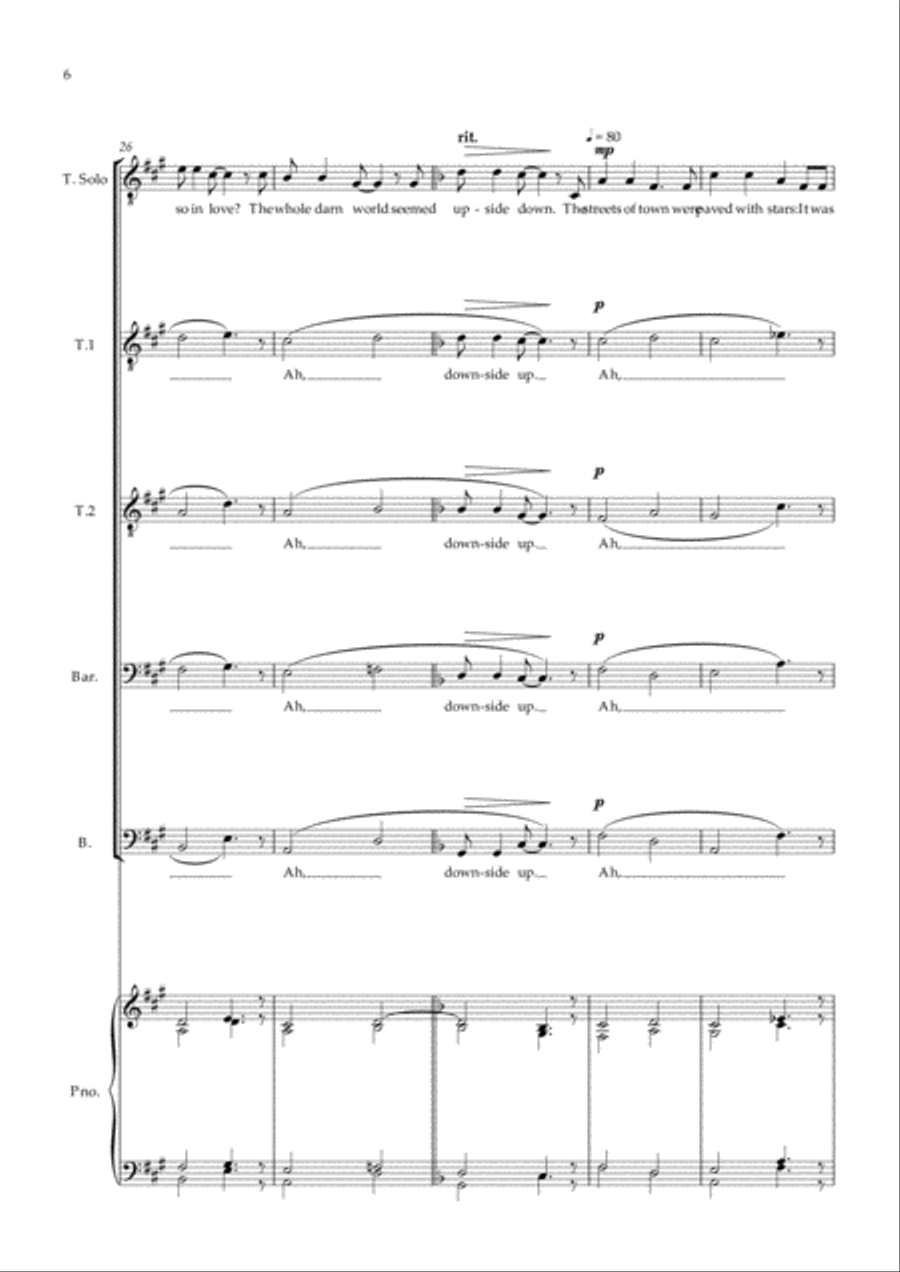 A Nightingale Sang In Berkeley Square TTBB scores gallery preview page 6