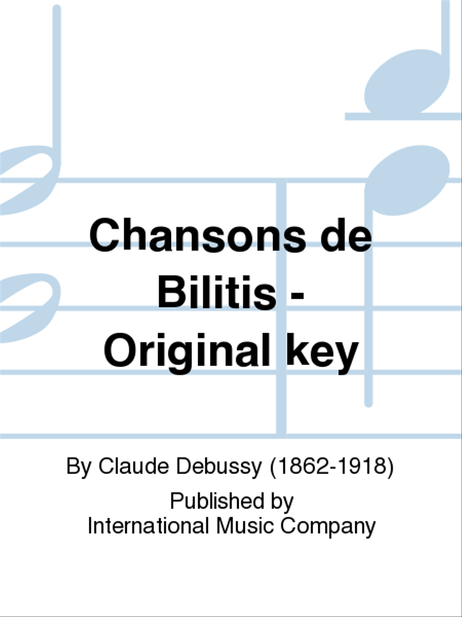 Chansons De Bilitis (F. & E.) Original Key Voice Solo scores gallery preview page 1