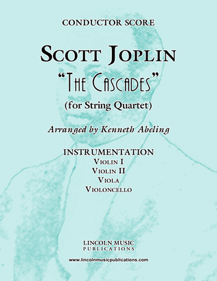 Book cover for Joplin - “The Cascades” (for String Quartet)
