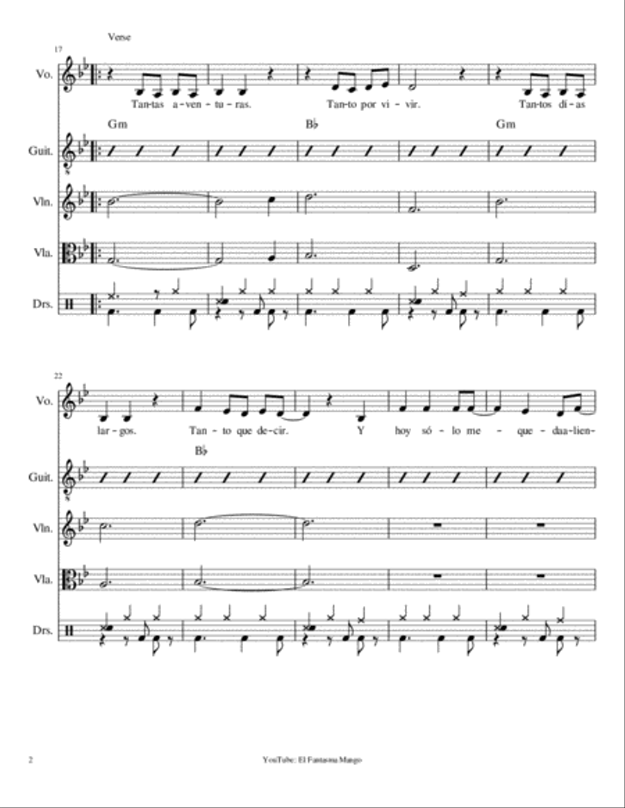Jaula Vacía Large Ensemble scores gallery preview page 2
