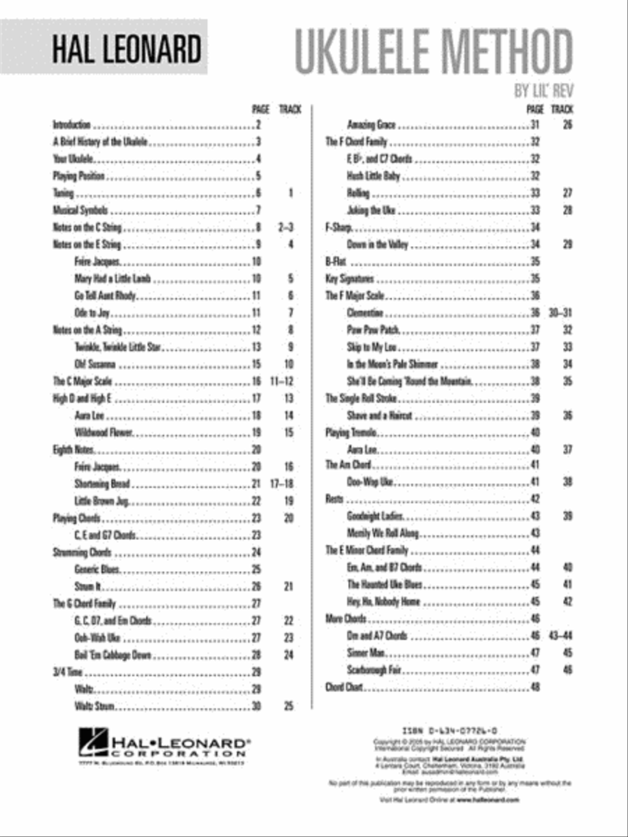 Hal Leonard Ukulele Method Book 1 Ukulele scores gallery preview page 2