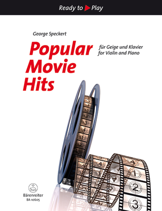 Book cover for Popular Movie Hits for Violin and Piano